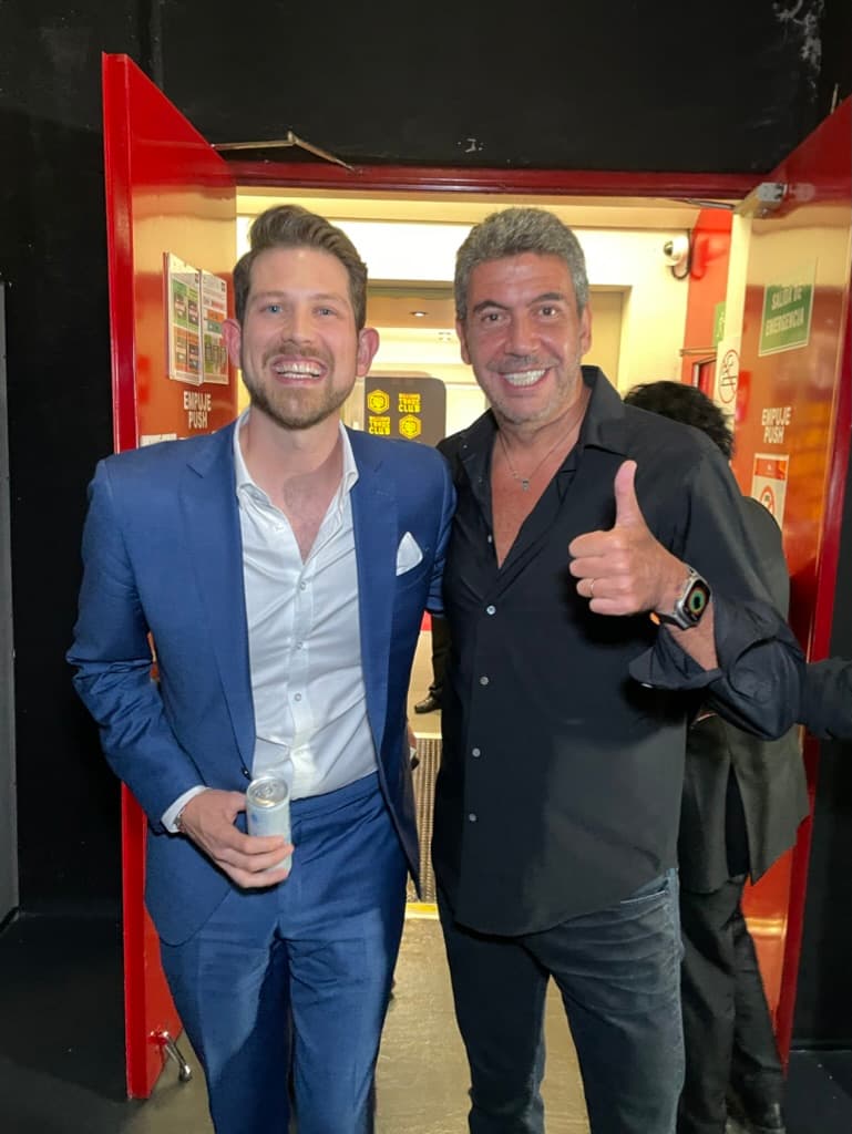 Spencer Hoffmann with Arturo Elias Ayub