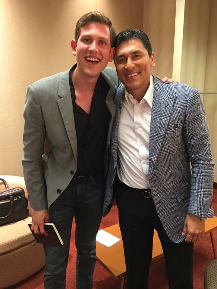 Spencer Hoffmann with Cesar Lozano