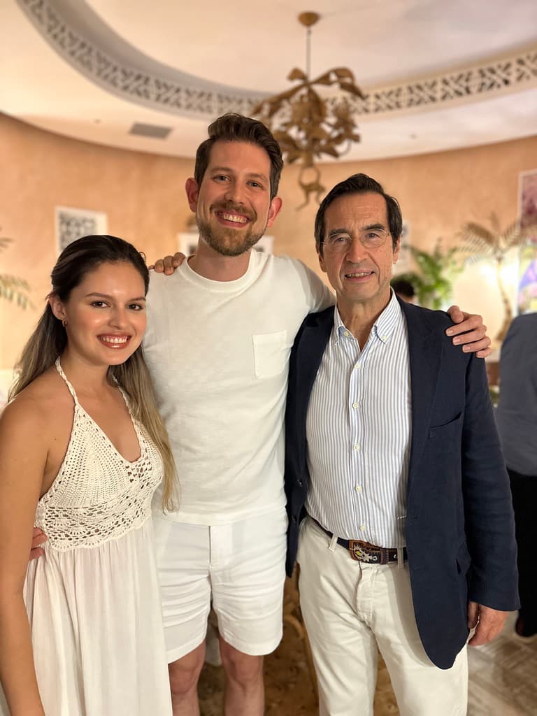 Spencer Hoffmann with Mario Alonso Puig