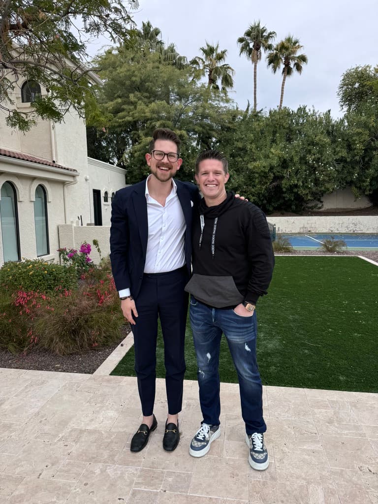 Spencer Hoffmann with Russell Brunson